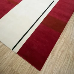 Cinnabar Papyrus Wool Rug