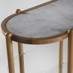 Cipolla 6-Shelf Dark Iroko Etagère