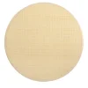 Circle 005 Round Beige Acoustic Panel by Giovanni Crosera