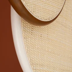 Circle 005 Round Beige Acoustic Panel by Giovanni Crosera