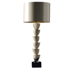 CL1922 Unique Hand-turned Ivory Table Lamp