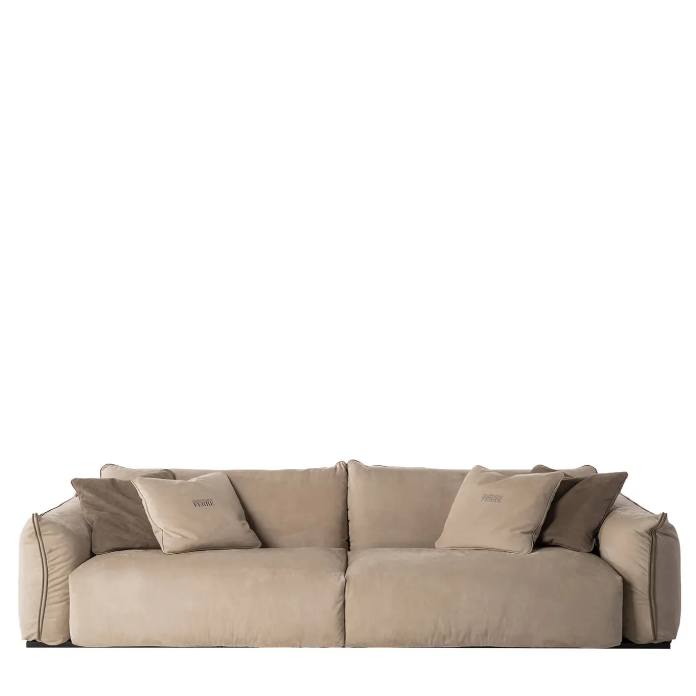 Clapton Sand Nabuk Leather Sofa
