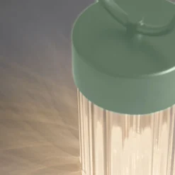 Claretta Sage Green Portable Lamp