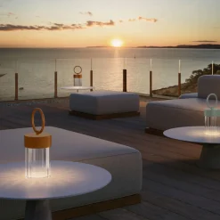 Claretta Sage Green Portable Lamp