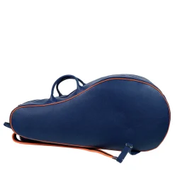 Classic Leather Blue Tennis Backpack