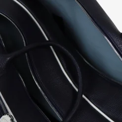 Classic Midnight-Blue & White Tennis Backpack