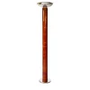Classic Scroll Leather Floor Lamp