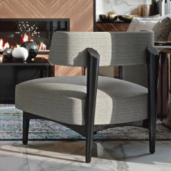 Claude Gray Lounge Chair