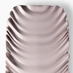 Clear Purple Decorative Plate by Aldo Londi