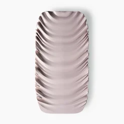 Clear Purple Decorative Plate by Aldo Londi