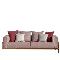 Cleo Brown Accoya Wood Sofa by Marco Acerbis