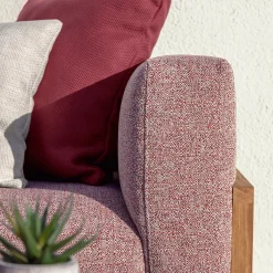 Cleo Brown Accoya Wood Sofa by Marco Acerbis