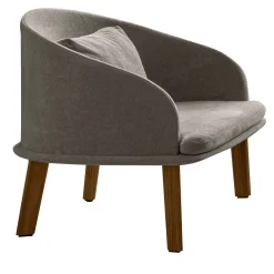 Cleo Gray Lounge Armchair
