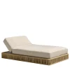 Cliff Beige Sunbed by Ludovica & Roberto Palomba
