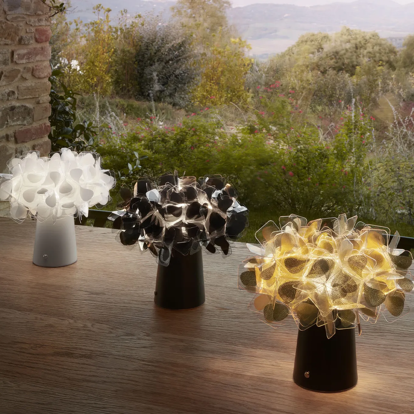 Clizia Mama Non Mama Rechargeable Black Table Lamp