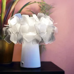 Clizia Mama Non Mama Rechargeable White Table Lamp