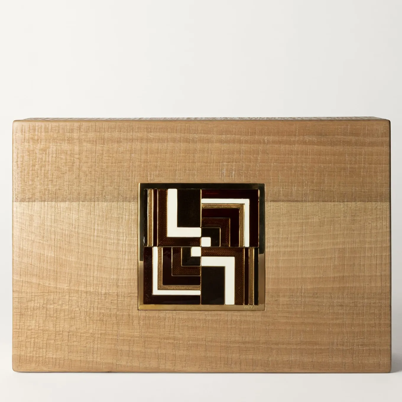 Cloisonné Bubinga Wood Box