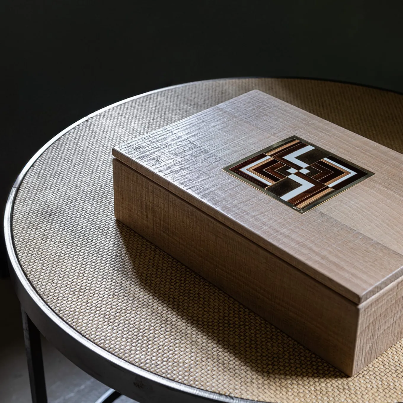 Cloisonné Bubinga Wood Box