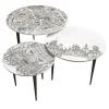 Close Up Milano Set of Three Nesting Tables
