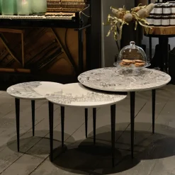 Close Up Milano Set of Three Nesting Tables