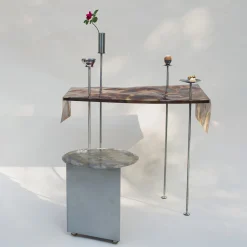 Cloud Stainless Steel Dancing Stool