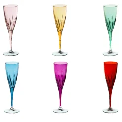 Club Set of 6 Champagne Flutes