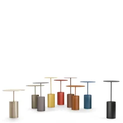 Cocktail Low Blue Side Table by Angeletti Ruzza