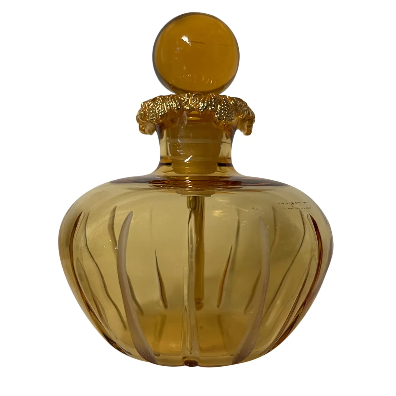 Coco Round Gold Crystal Perfume Bottle