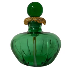 Coco Round Green Crystal Perfume Bottle