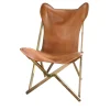 Cognac Leather Tripolina Chair