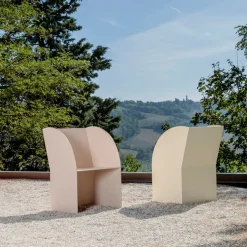 Coimbra 01 Beige Aluminum Outdoor Armchair