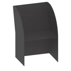 Coimbra 01 Black Aluminum Outdoor Armchair