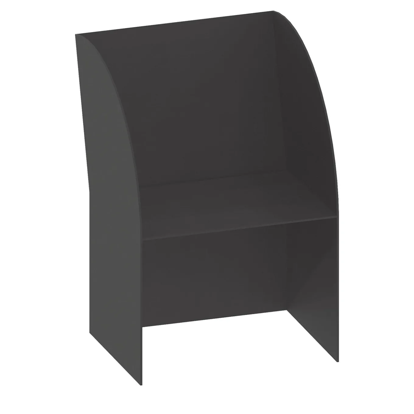Coimbra 01 Black Aluminum Outdoor Armchair