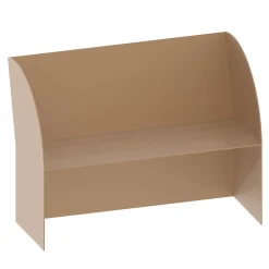 Coimbra 02 Brown Aluminum Outdoor Bench