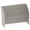 Coimbra 02 Gray Aluminum Outdoor Bench