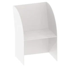 Coimbra 01 White Aluminum Outdoor Armchair