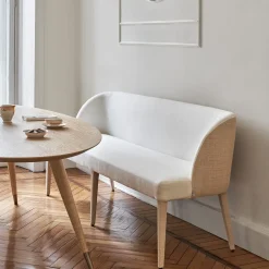 Colette Raffia Dining Bench