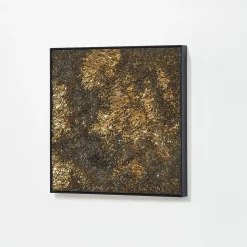 Composizone n1 Set of 5 Gold Glass Decorative Panels