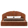 Concept 01 Modular Orange Upholstered Bed