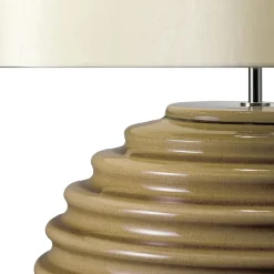 Concept Lucy Large Taupe Ceramic Table Lamp by Marioni LAB