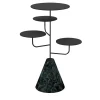 Condiviso 4-Tier Anthracite/Green Guatemala Serving Stand