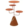 Condiviso 4-Tier Terracotta/Red Alicante Serving Stand