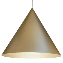 Cono Pendant Lamp Gold by Carlo Guglielmi