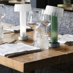 Contemporary Green Table Lamp