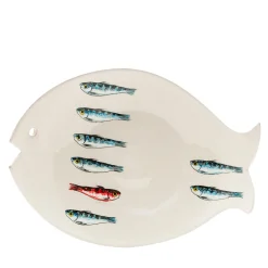 Controcorrente Fish-shaped Ceramic Serving Plate