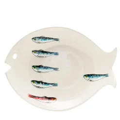 Controcorrente Fish-shaped Ceramic Serving Plate #2