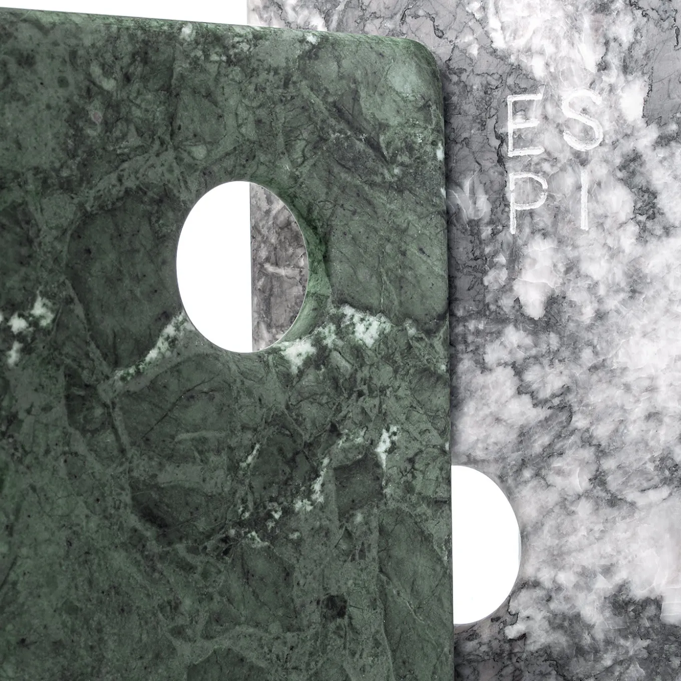 Convivio Mini Trivet in Green Guatemala Marble