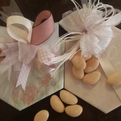 Convivio Set of 2 Coasters in Norwegian Rose Marble