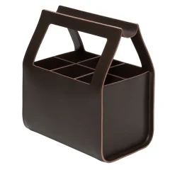 Copenhagen Tall Large Brown Storage Basket by Gio Tirotto