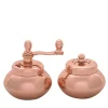 Copper Plated Brass Pepper Mill And Salt Shaker #2